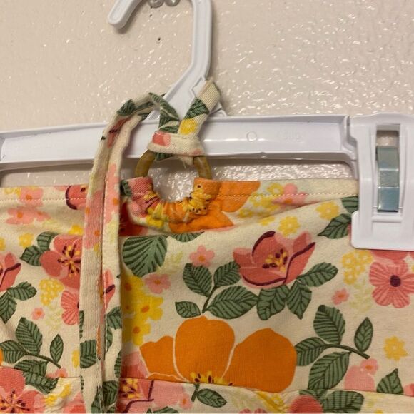 Gymboree Summer Dress halter top tropical Hawaiian floral midi maxi girls 10 - Picture 5 of 7